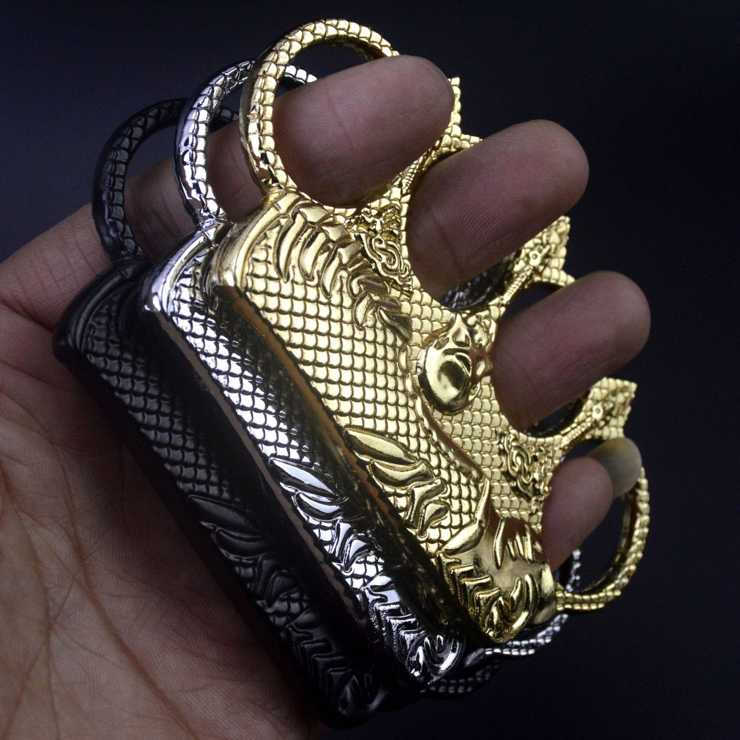 Trident Zinc Alloy Knuckle Duster Self Defense EDC
