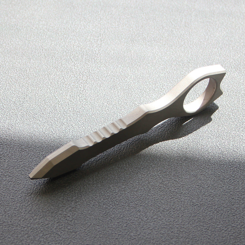 Stee Crowbar Single Finger Knuckle Duster EDC