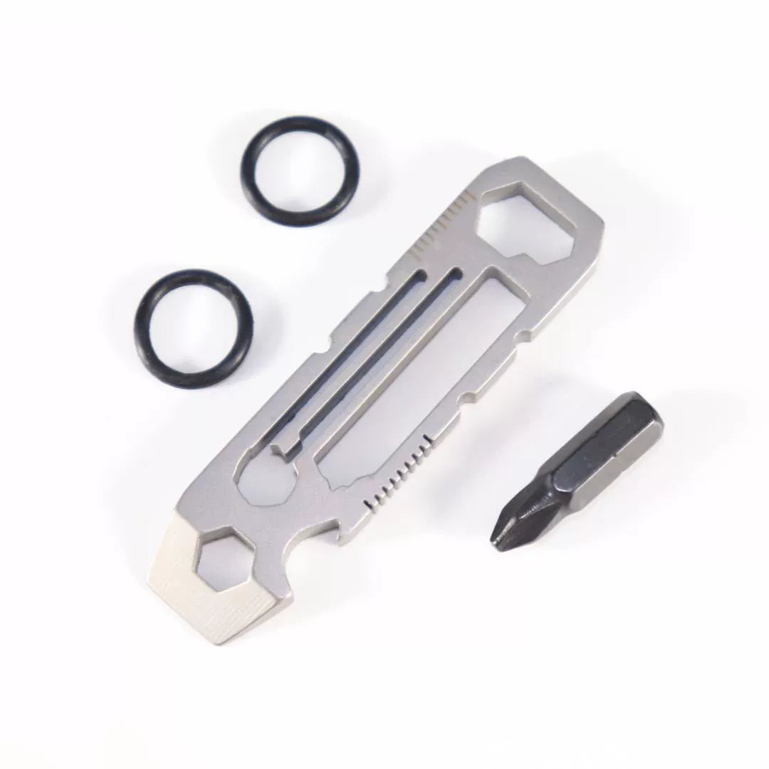 Thin Blade Portable Screwdriver Wrench Bottle Opener Pry Bar Tool EDC