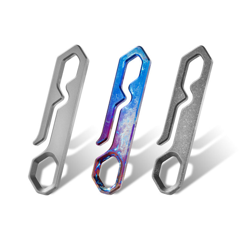TC4 Titanium Belt & Key Hook EDC