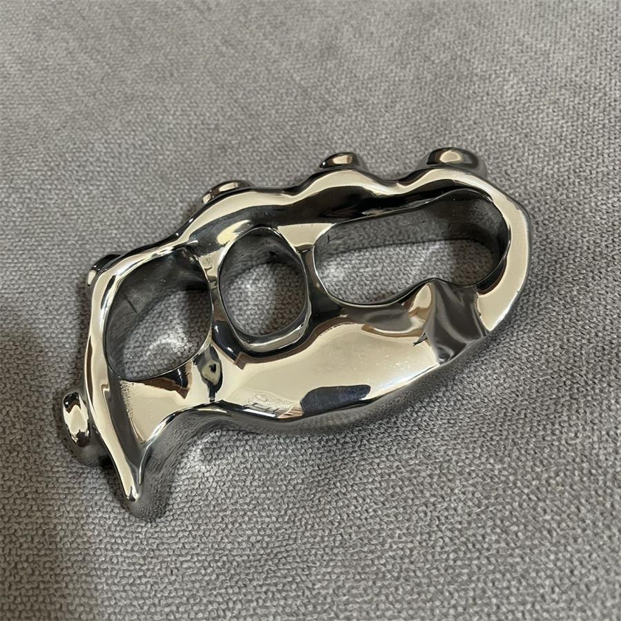 Rhinoceros - Mão direita 304 aço inoxidável Knuckle Duster EDC