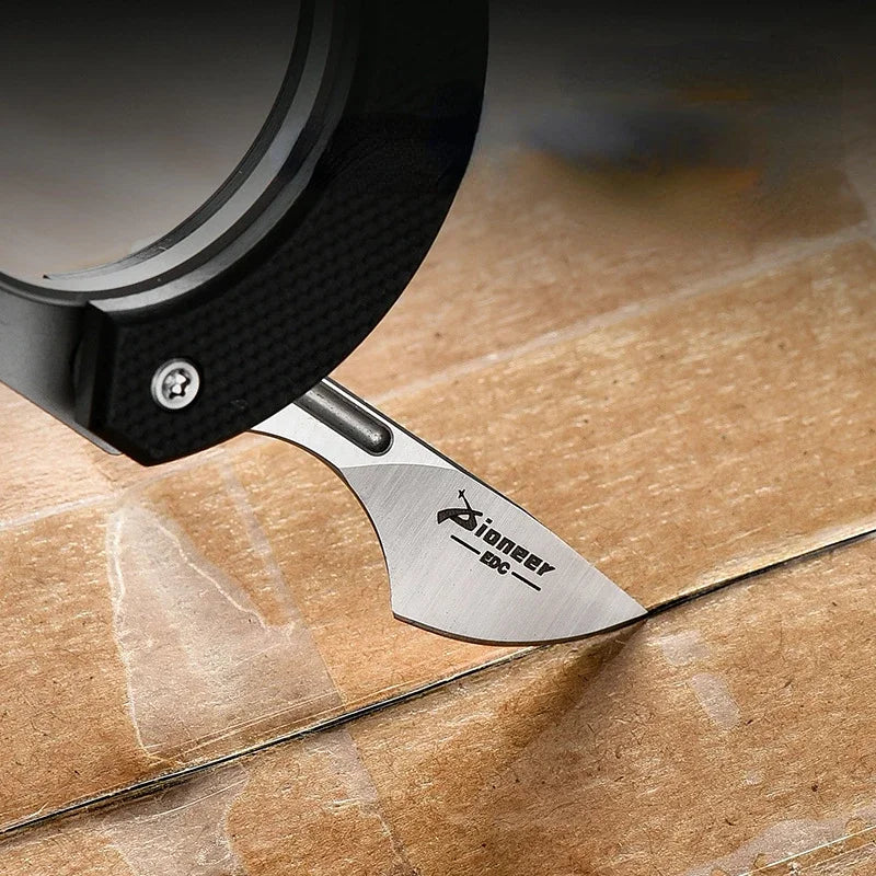 Chave de liga de titânio chaveiro cabeça de aço de tungstênio junta EDC