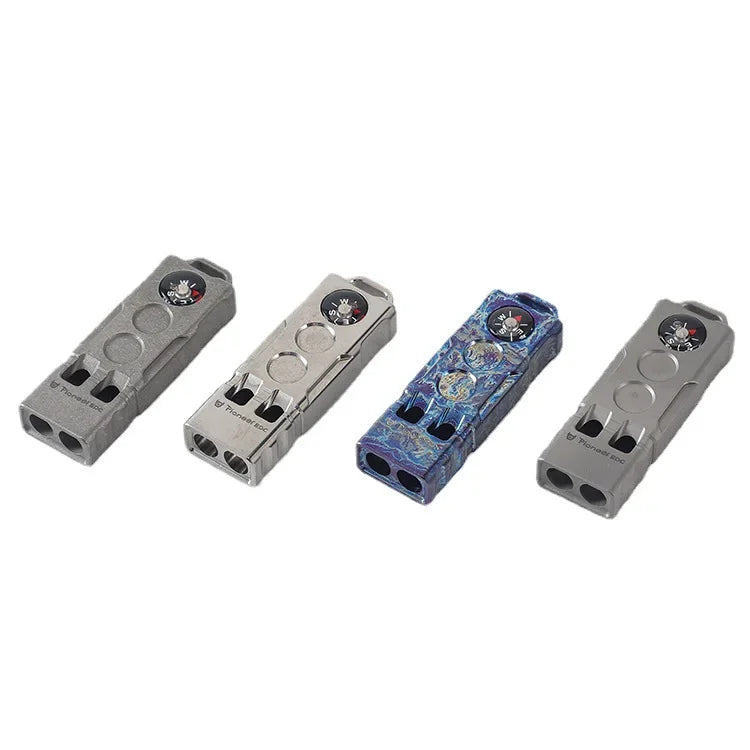 Apito de sobrevivência da bússola dois por um tubo aventura na natureza