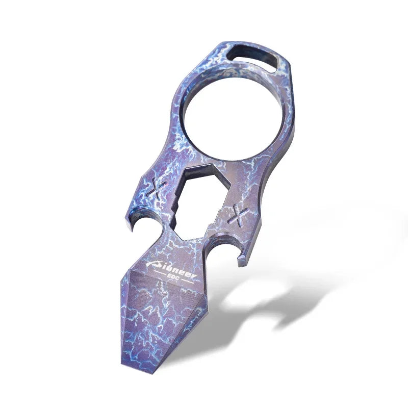 Chave hexagonal de liga de titânio abridor de garrafas junta