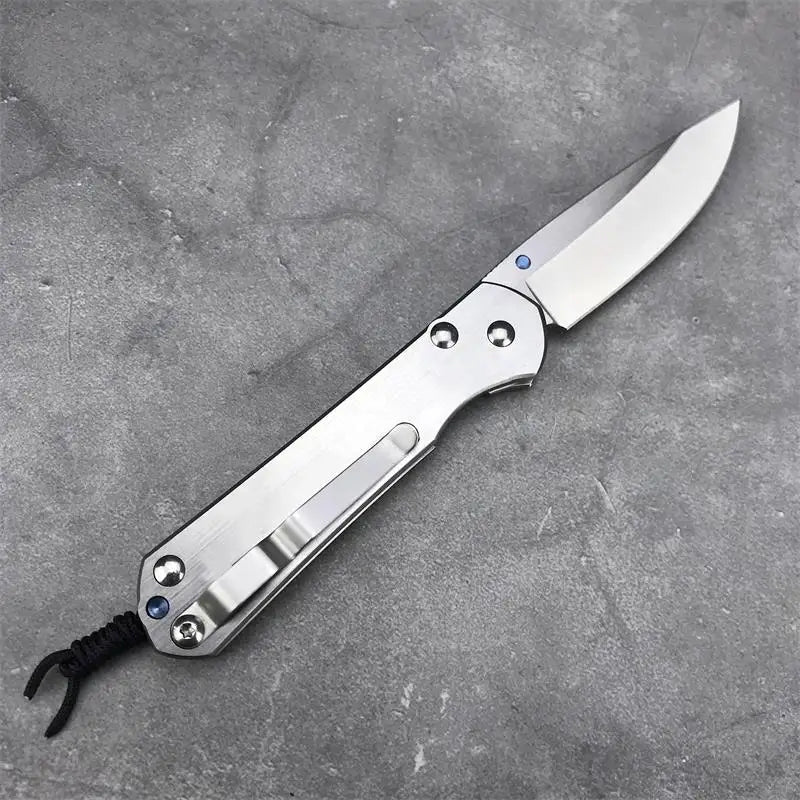All Steel Handle 5 Cr15 Blade Outdoor Folding Knife EDC