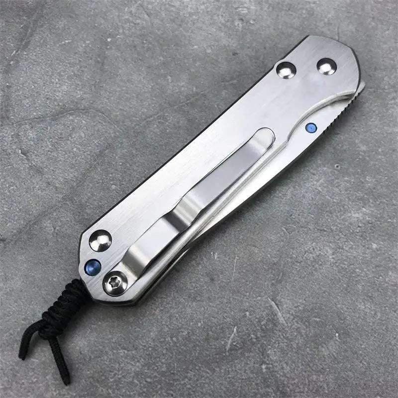 All Steel Handle 5 Cr15 Blade Outdoor Folding Knife EDC