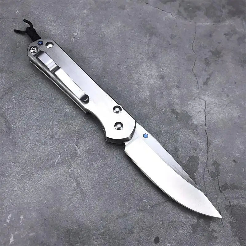 All Steel Handle 5 Cr15 Blade Outdoor Folding Knife EDC