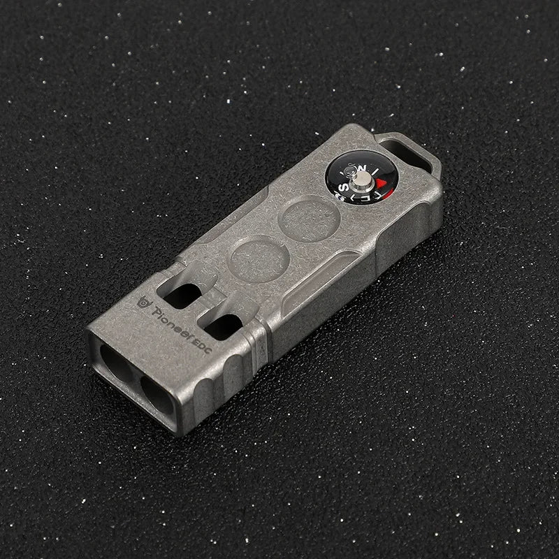 Apito de sobrevivência da bússola dois por um tubo aventura na natureza