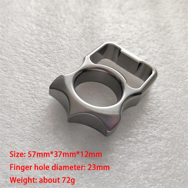 Stone Wash Solid 304 Acciaio Knuckle Duster Difesa Grapple EDC