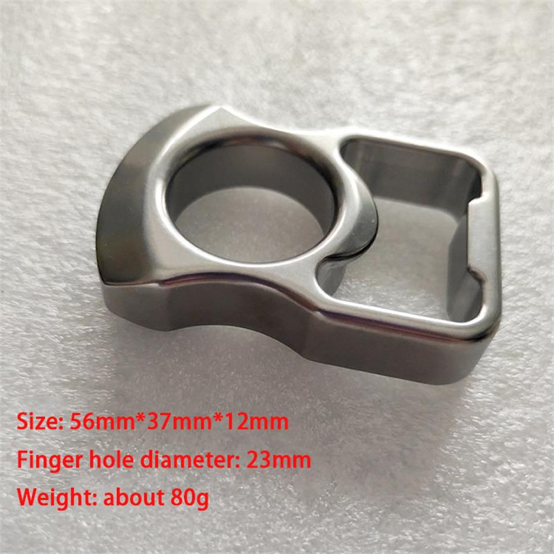 Stone Wash Solid 304 Acciaio Knuckle Duster Difesa Grapple EDC