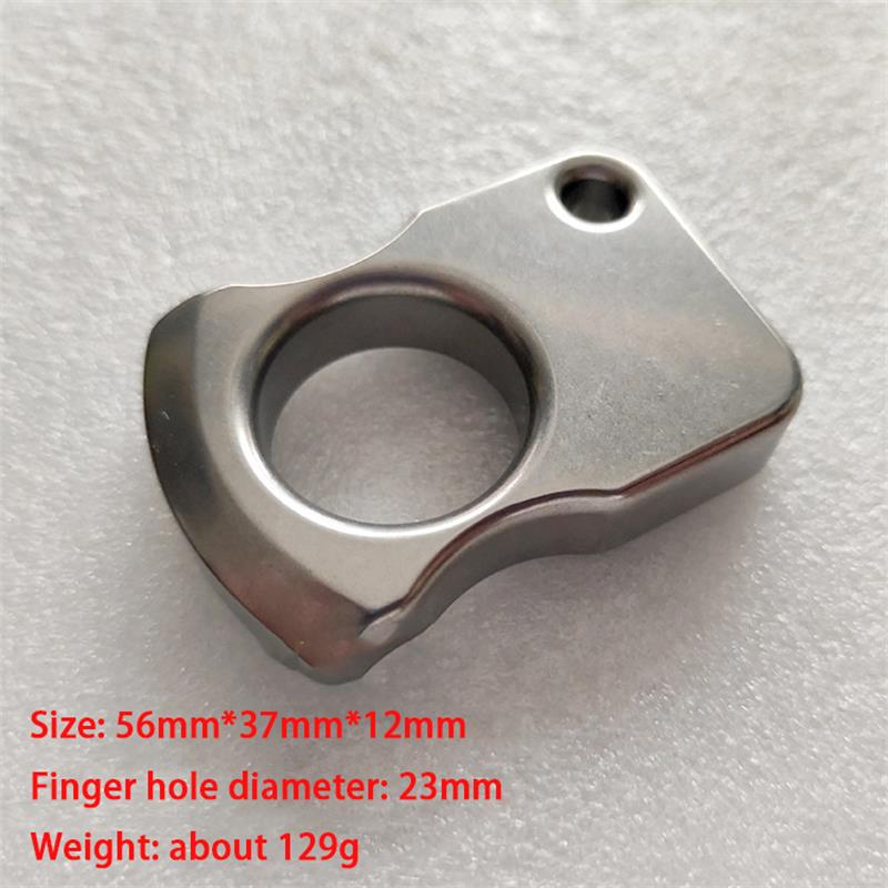 Stone Wash Solid 304 Acciaio Knuckle Duster Difesa Grapple EDC