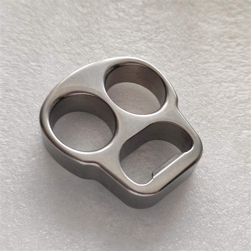 Stone Wash Solid 304 Acciaio Knuckle Duster Difesa Grapple EDC