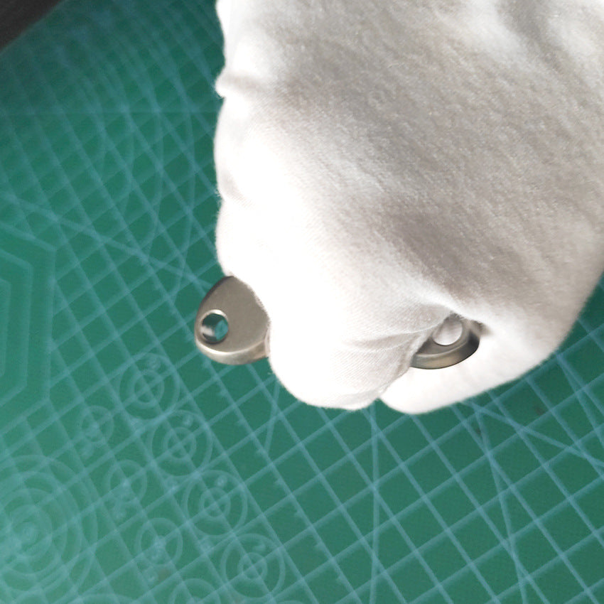 Colar de liga de titânio TC4 Defesa Dedo Tigre Ferramenta EDC