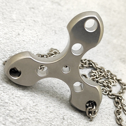 TC4 Titanium Alloy Necklace Defense Finger Tiger EDC Tool