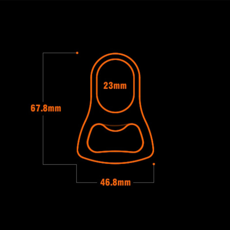 Apribottiglie multifunzionale in lega di titanio TC4 Knuckle Duster