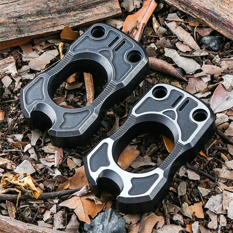 Beetle- Titanium Knuckle Duster Pingente de autodefesa EDC