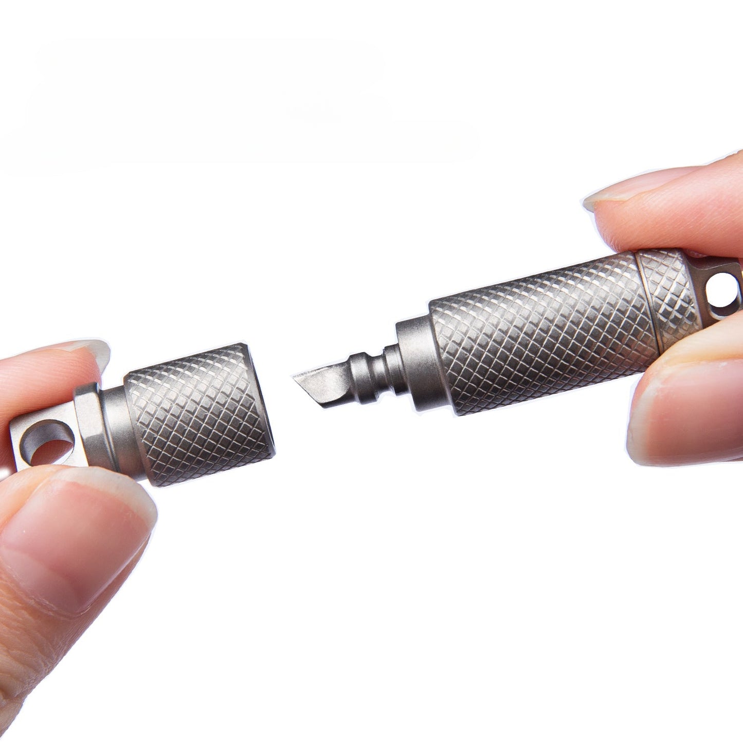 Titanium Alloy Waterproof Bin Medicine Box Universal Ring Key Ring