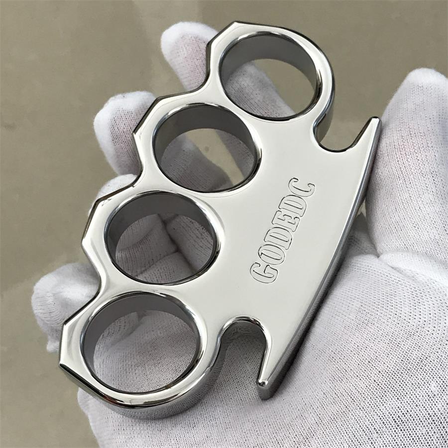 GODEDC High Quality Solid Classic Mirror Steel Knuckle Duster EDC