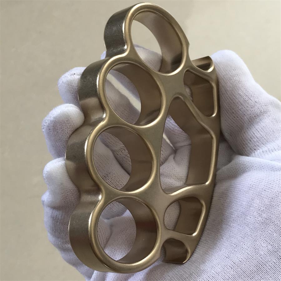 High Quality Stonewashed Brass Knuckle Duster Bottle Opener EDC