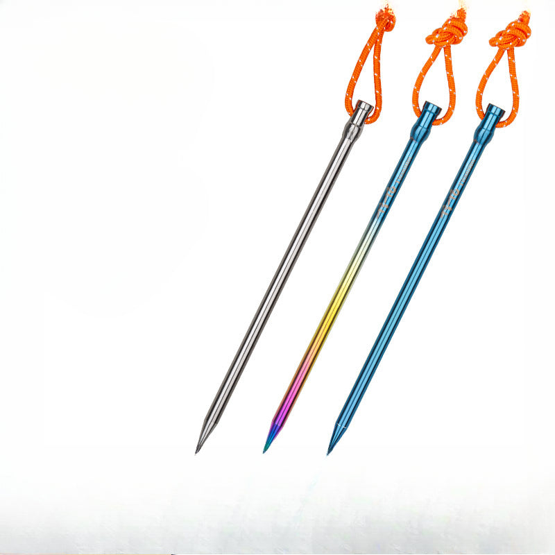 Tito Titanium Alloy Tent Nail Stake Camping Straight Nail