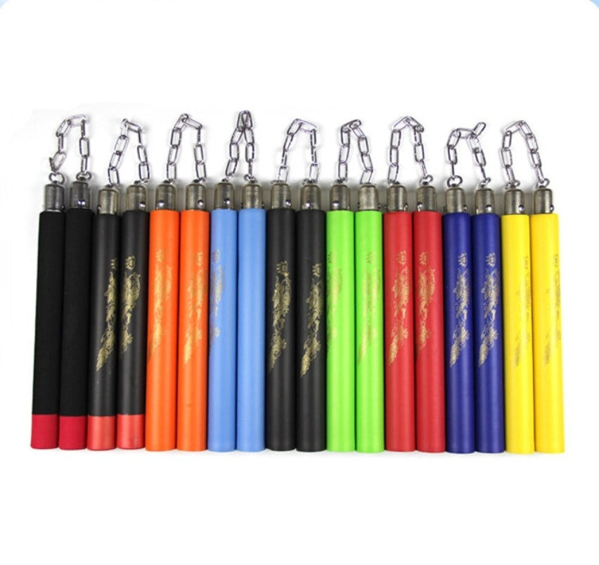 Colourful Sponge Nunchucks Martial Arts Training Baton EDC