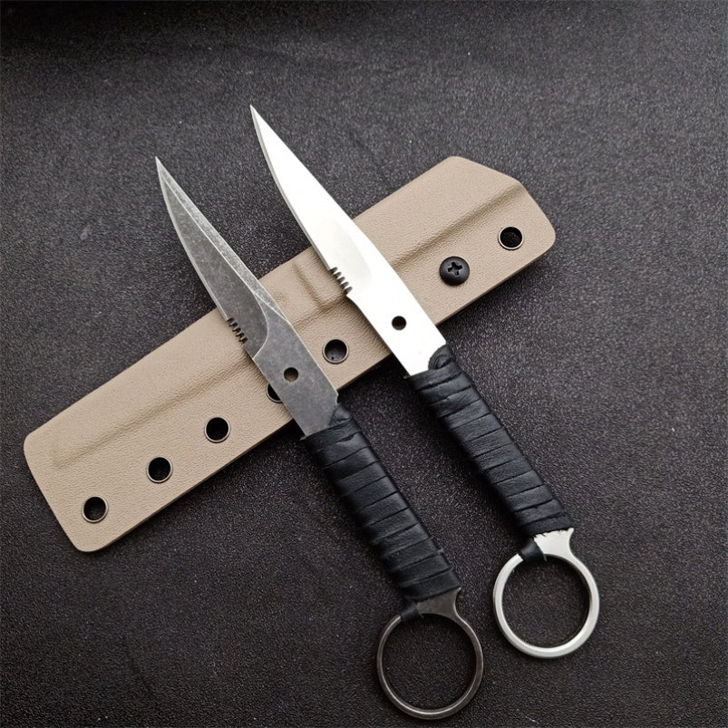 High-Hardness Outdoor Knife with K-Sheath