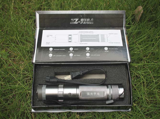 910A Small High-voltage Electric Baton Camping Defense Stun Gun
