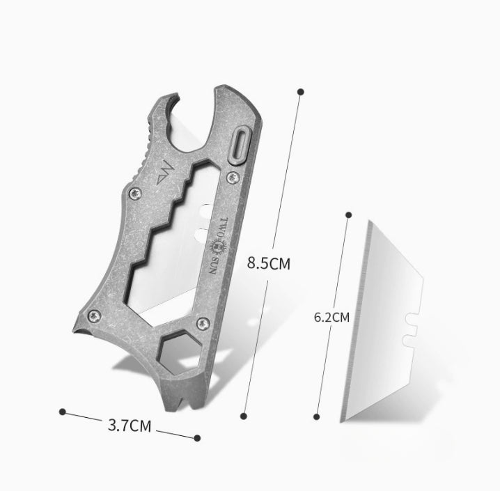 Titan Multi-Pro Knife Crowbar Screwdriver Wrench and Beer Opener
