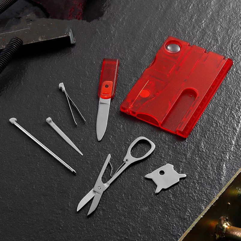 EDC Tool Card Blade Card Outdoor Carry Emergency Tool Box