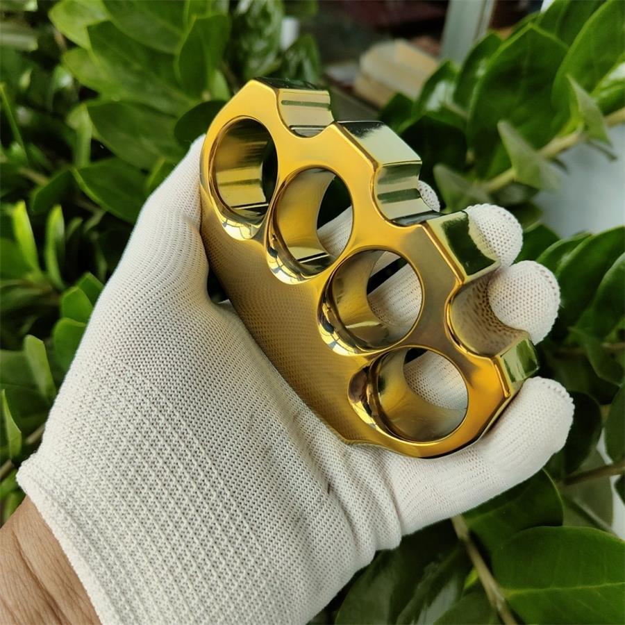 High Quality Titanium Thickened Classic Yellow Knuckle Duster