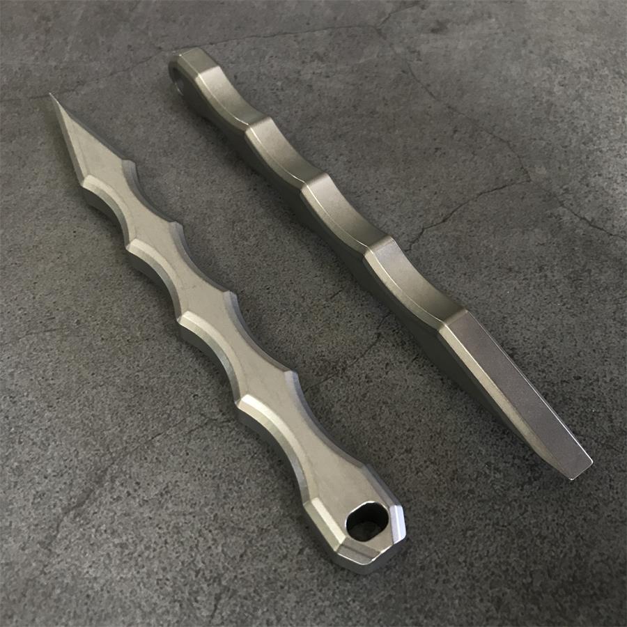 High Quality Titanium Alloy Self-Defense Crowbar Bottle Opener EDC