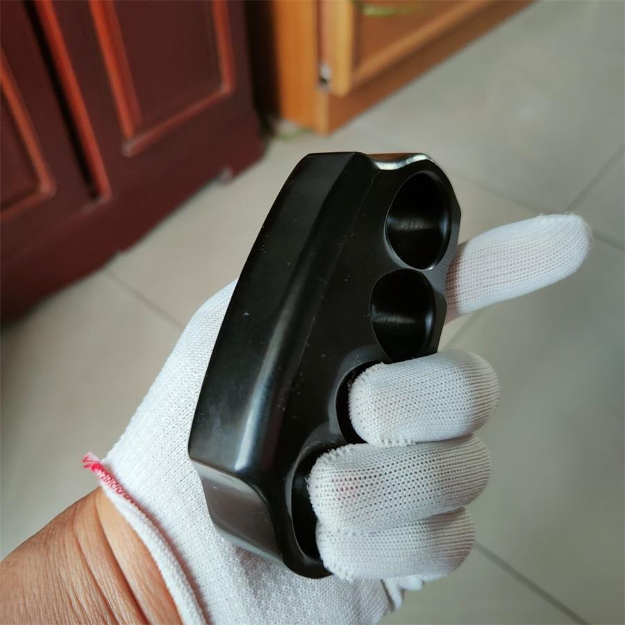 Black Thickened Classic Bakelite Knuckle Duster EDC