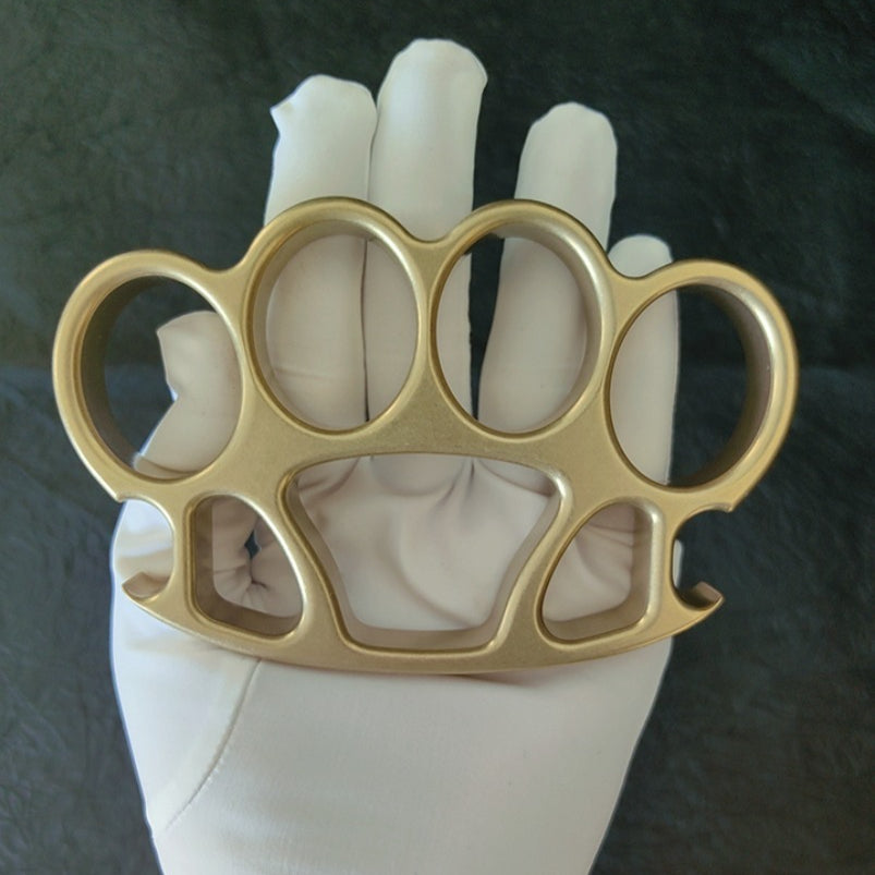 High Quality Stonewashed Brass Knuckle Duster Bottle Opener EDC