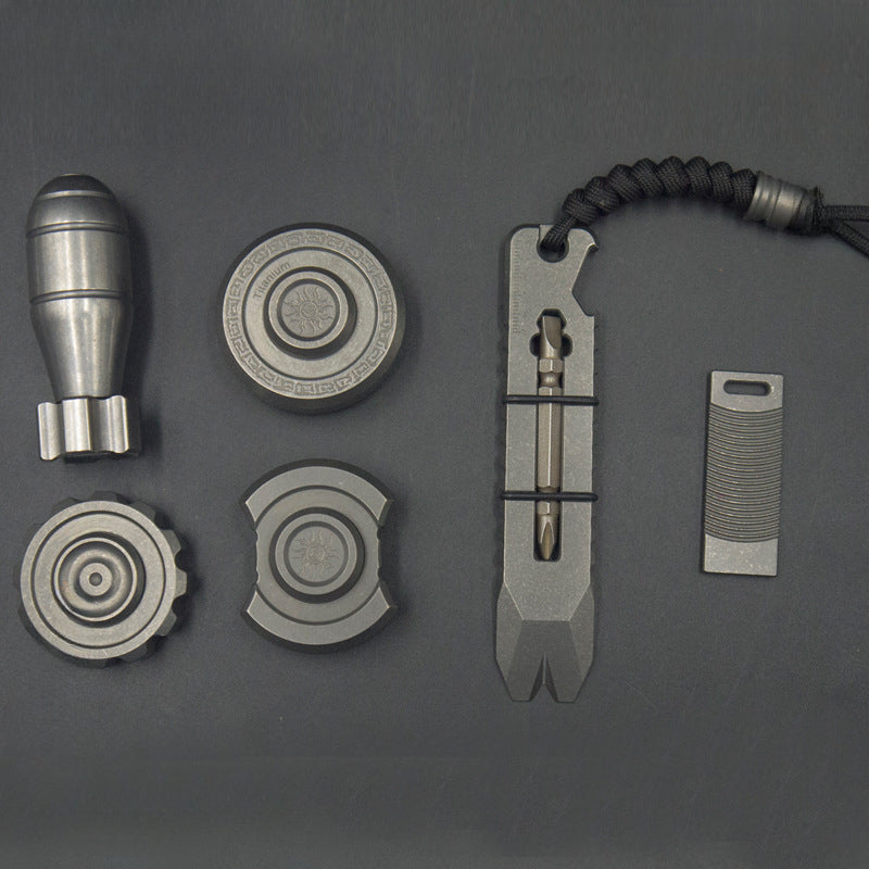 TC21 titanium Multi-Tool Wrench Pry Bar Screwdriver EDC