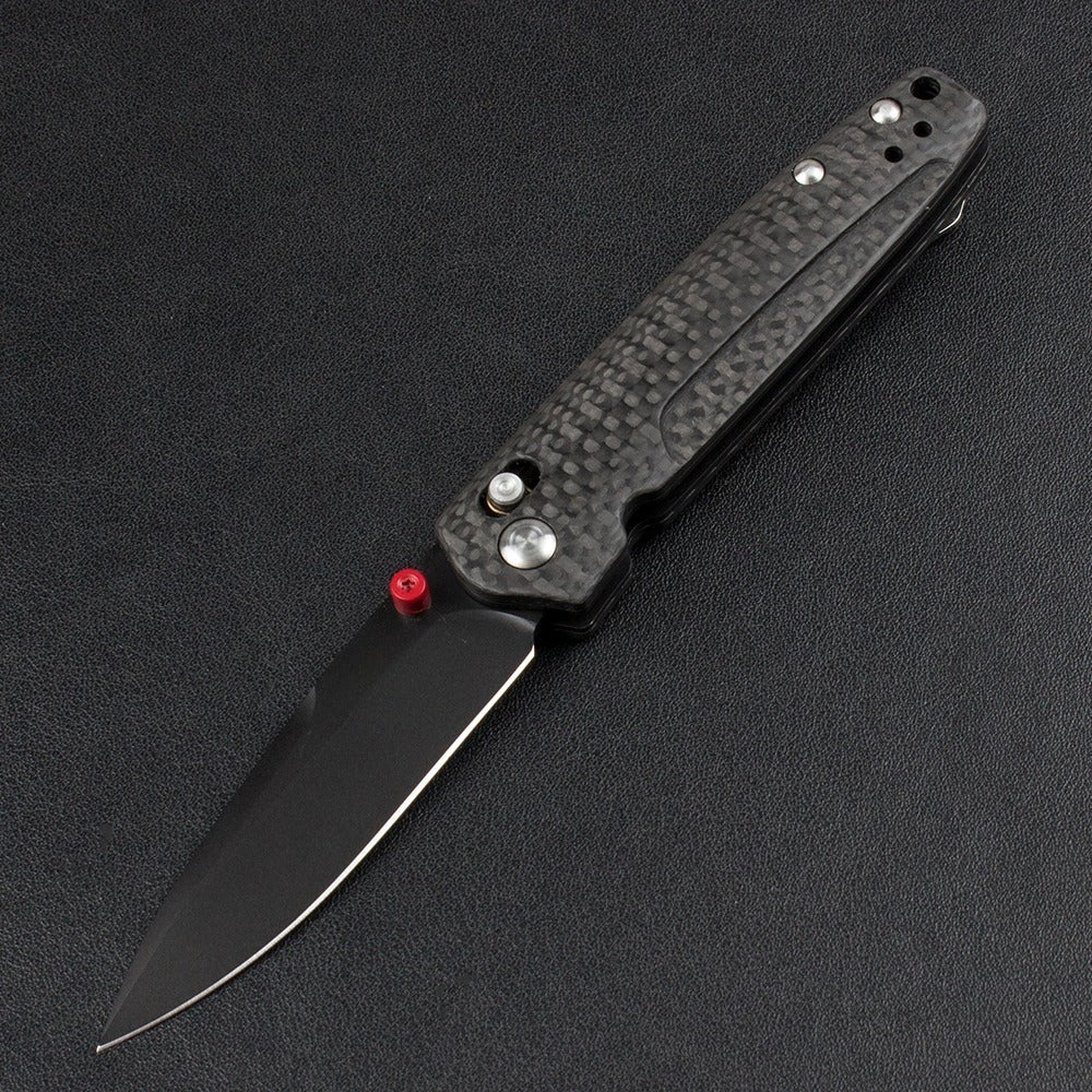 BM485 D2 Blade Carbon Fiber Handle Folding Knife