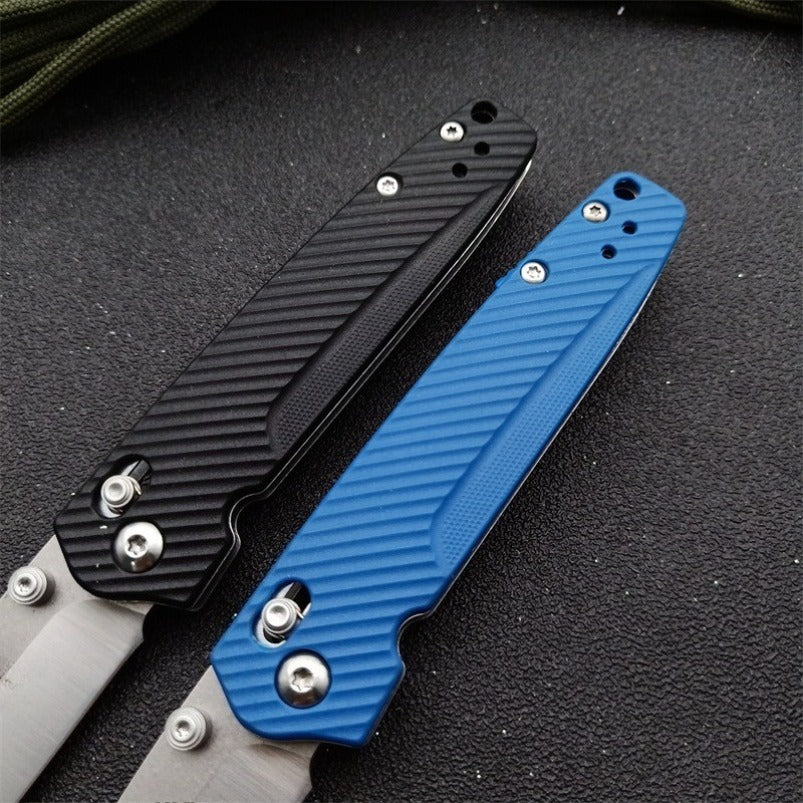 BM485 D2 Steel Folding Knife Fiberglass Edition Handle