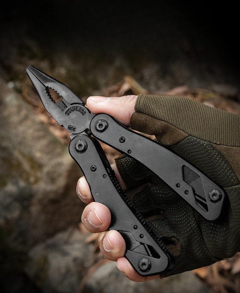 Multi-Task Utility Pliers Pocket Knives Nylon Set with Bit Kit