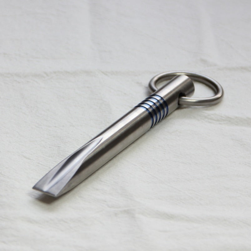 TC4 Titanium X-G Mini Wrecking Bar Pendant EDC