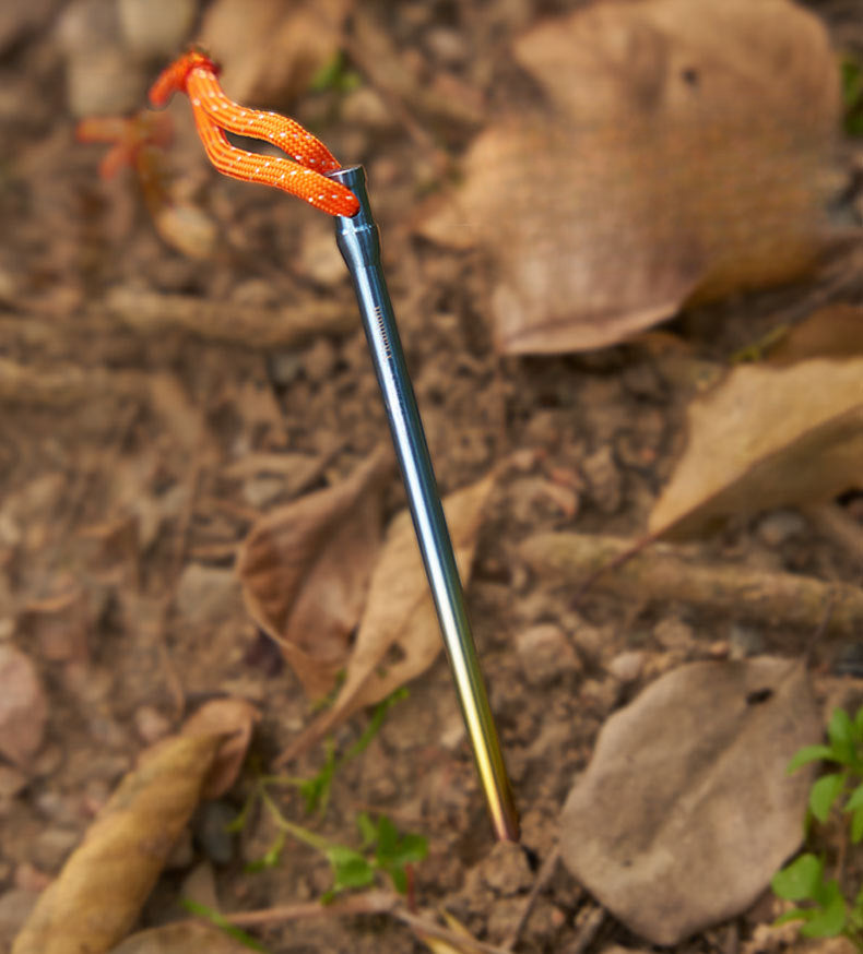 Tito Titanium Alloy Tent Nail Stake Camping Straight Nail