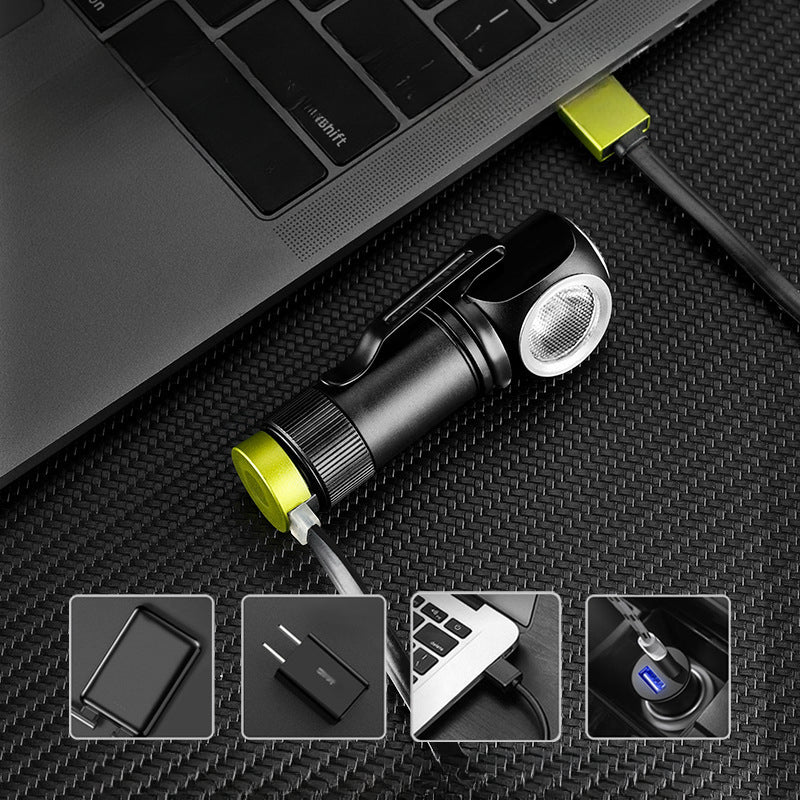 Aluminum Alloy Waterproof Night Fishing Torch Detachable Flashlight Headlamp