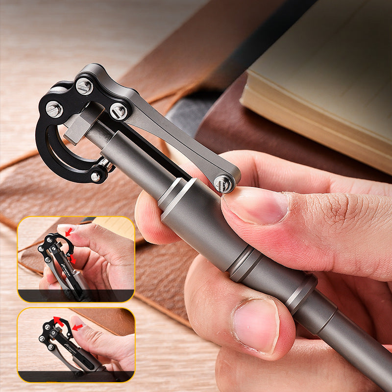 Creative Horn Design Titanium Alloy Tactical Pen EDC