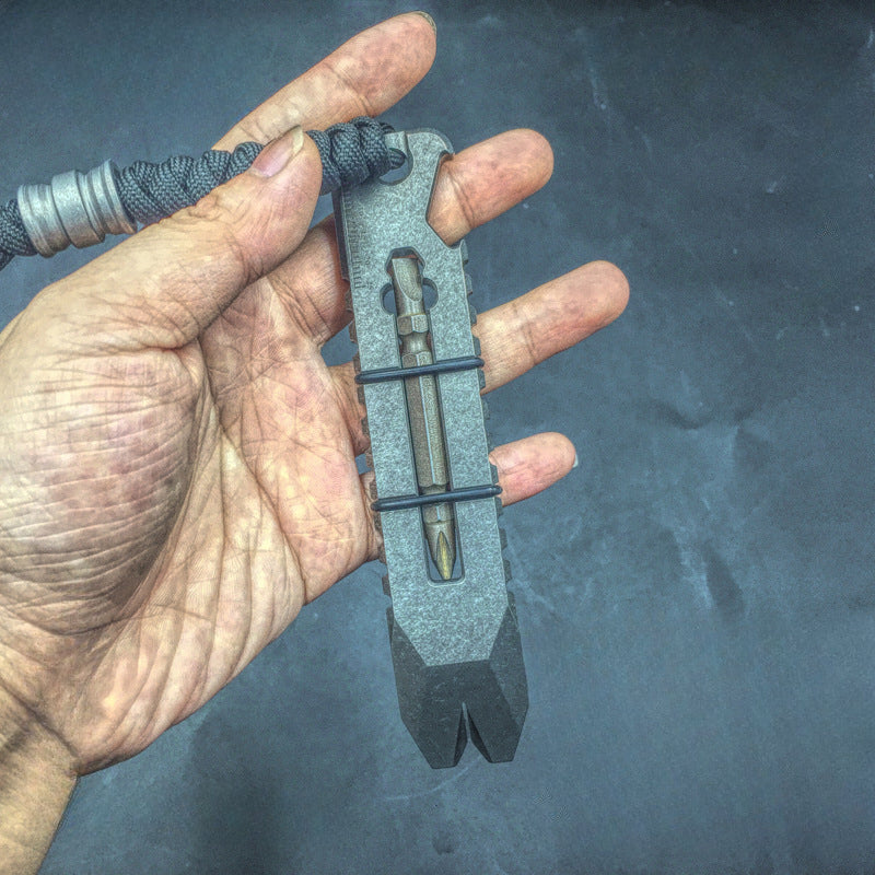 TC21 titanium Multi-Tool Wrench Pry Bar Screwdriver EDC