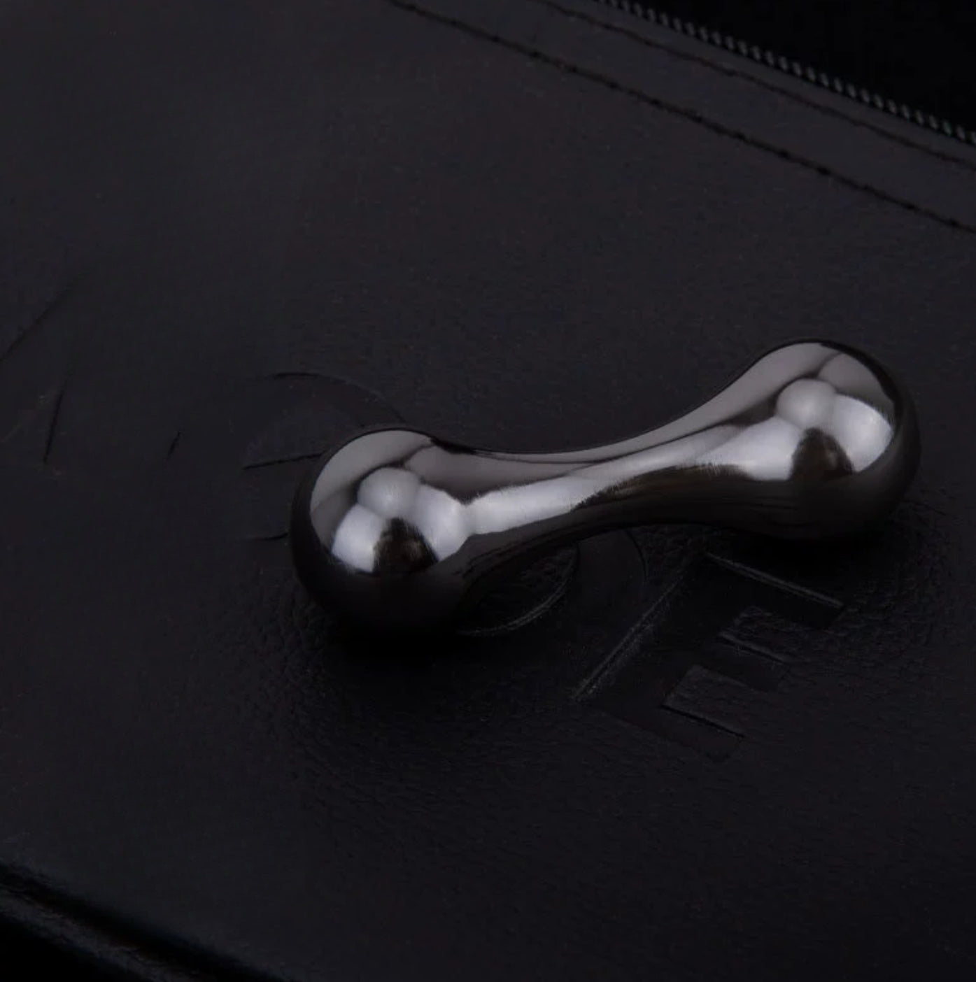 Damascus Titanium Horse Bone Forgetting Stone EDC