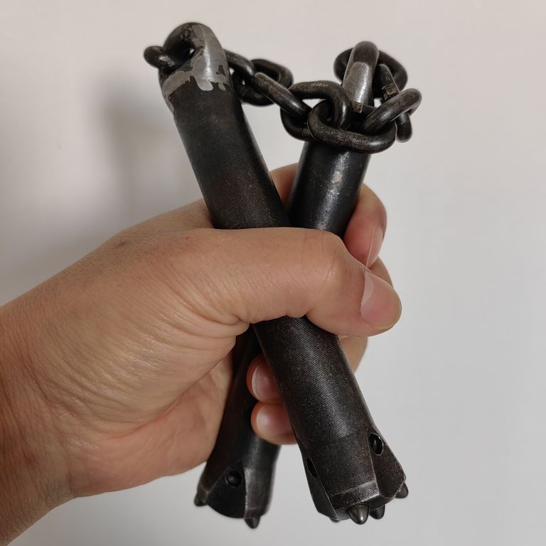 Martial Arts Handcrafted Tungsten Steel Meteor Chain Whip Baton