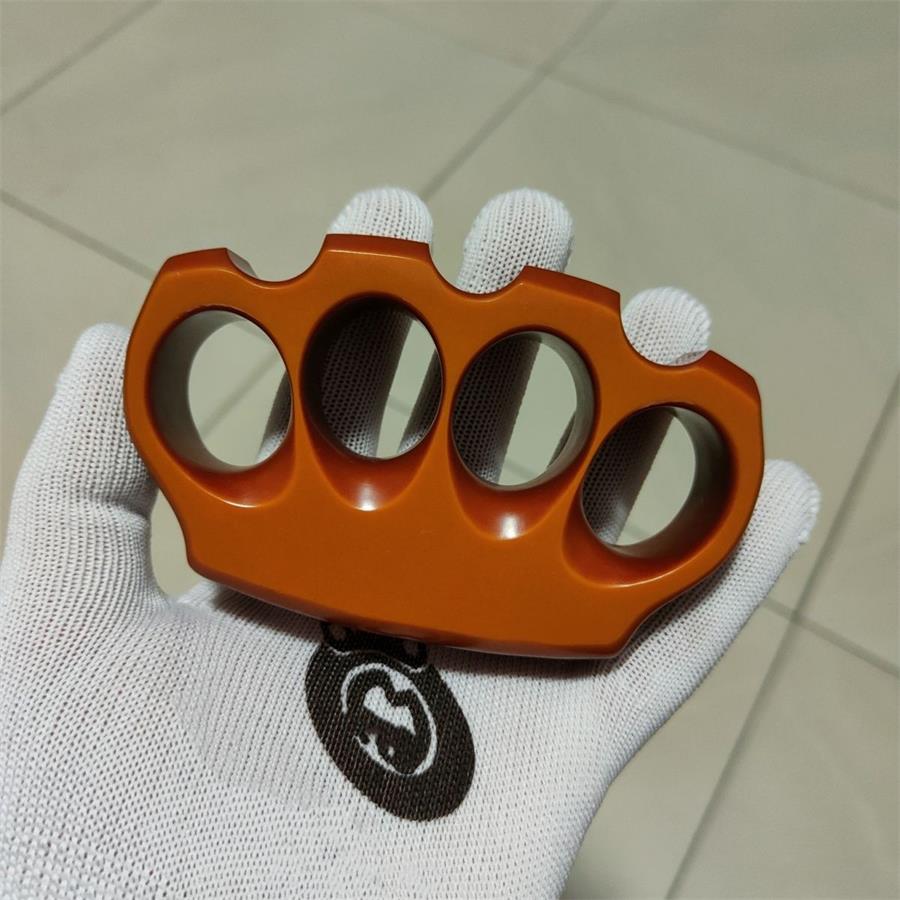 Orange Red Classic Bakelite Knuckle Duster Defense EDC