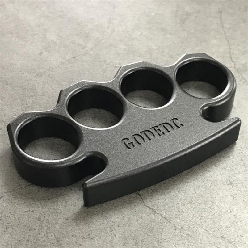 GODEDC Black Lightweight Aviation Aluminum Knuckle EDC