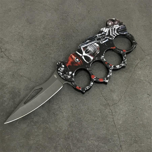 Outdoor Self-defense Knife Knuckle Duster EDC