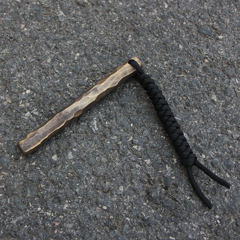 Black Myth - Retro Brass Self-defense Stick Artwork EDC Tool