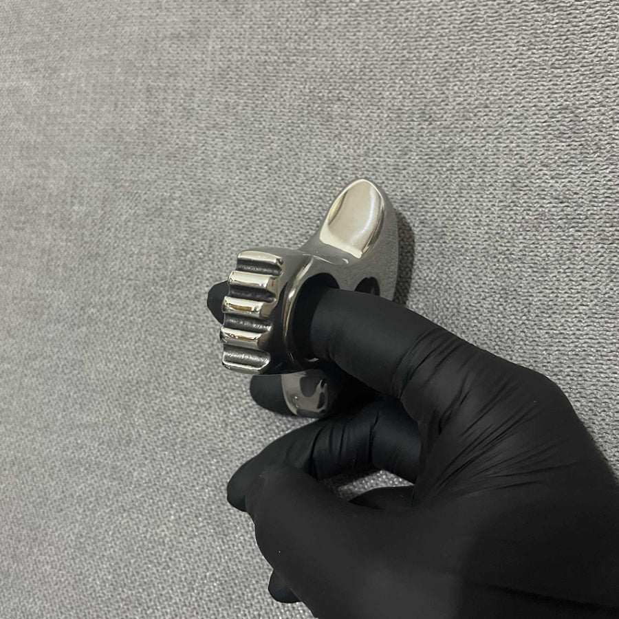 High Quality Solid Steel Right Hand Single Finger Knuckle Duster