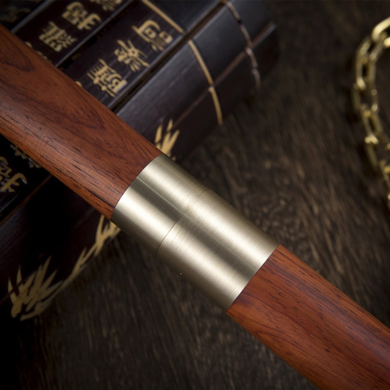 Rosewood Collection Edition Nunchaku Two-in-One Portable Martial Arts EDC